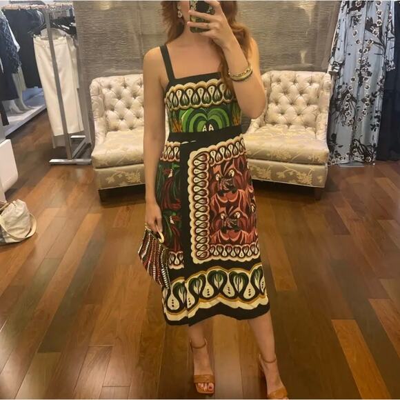 FARM Rio Multicolor Midi Dress - Picture 4 of 12